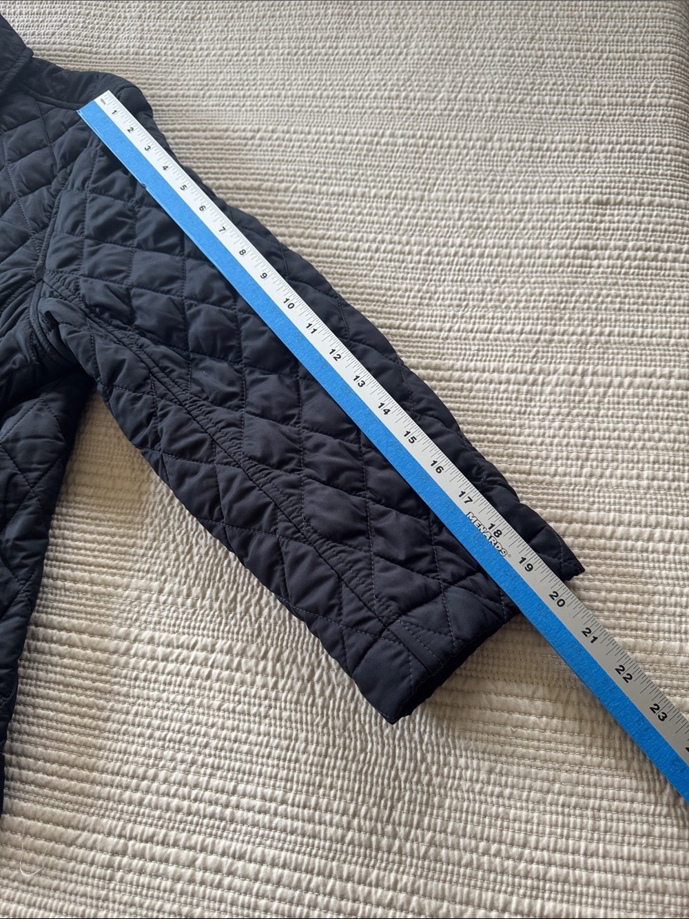 L.L. Bean Black Quilted Snap-Front Utility Jacket - Picture 7 of 8